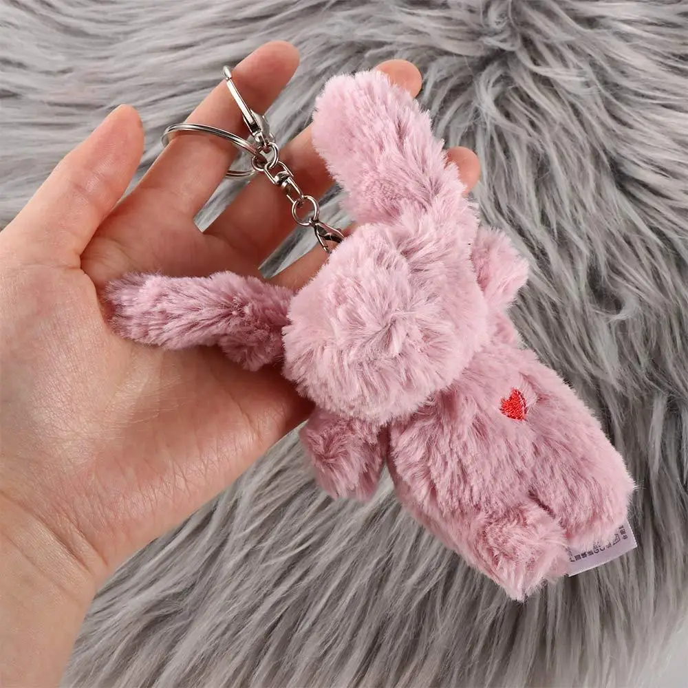 Ornement bijoux cadeau sac à dos pendentif lapin porte-clés amour pompon bibelot lapin porte-clés lapin porte-clés