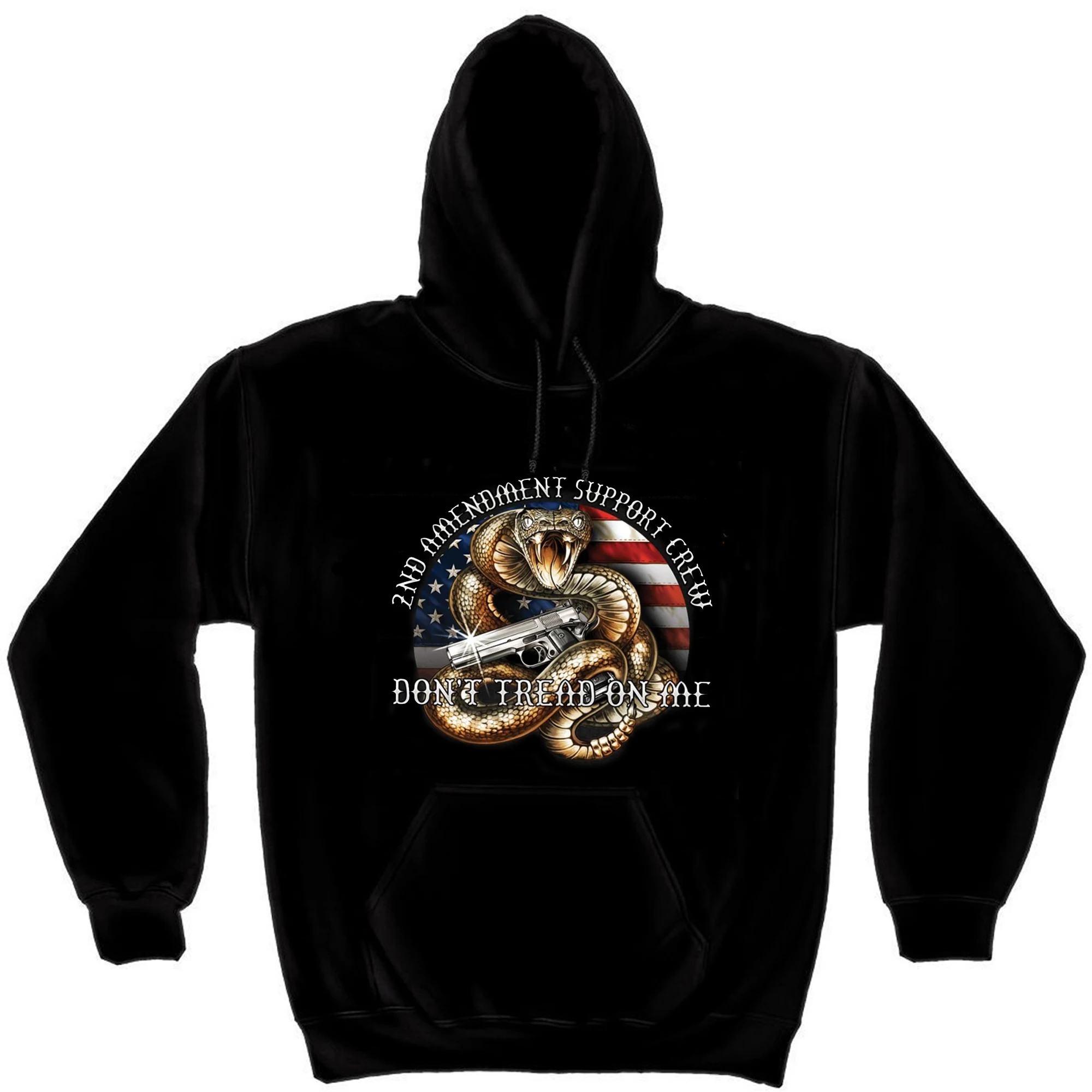 

Don't Tread on Me! 2nd Amendment Supporter Crew Pullover Hoodie New 100% Cotton Casual Mens Sweatshirts Fashion Streetwear