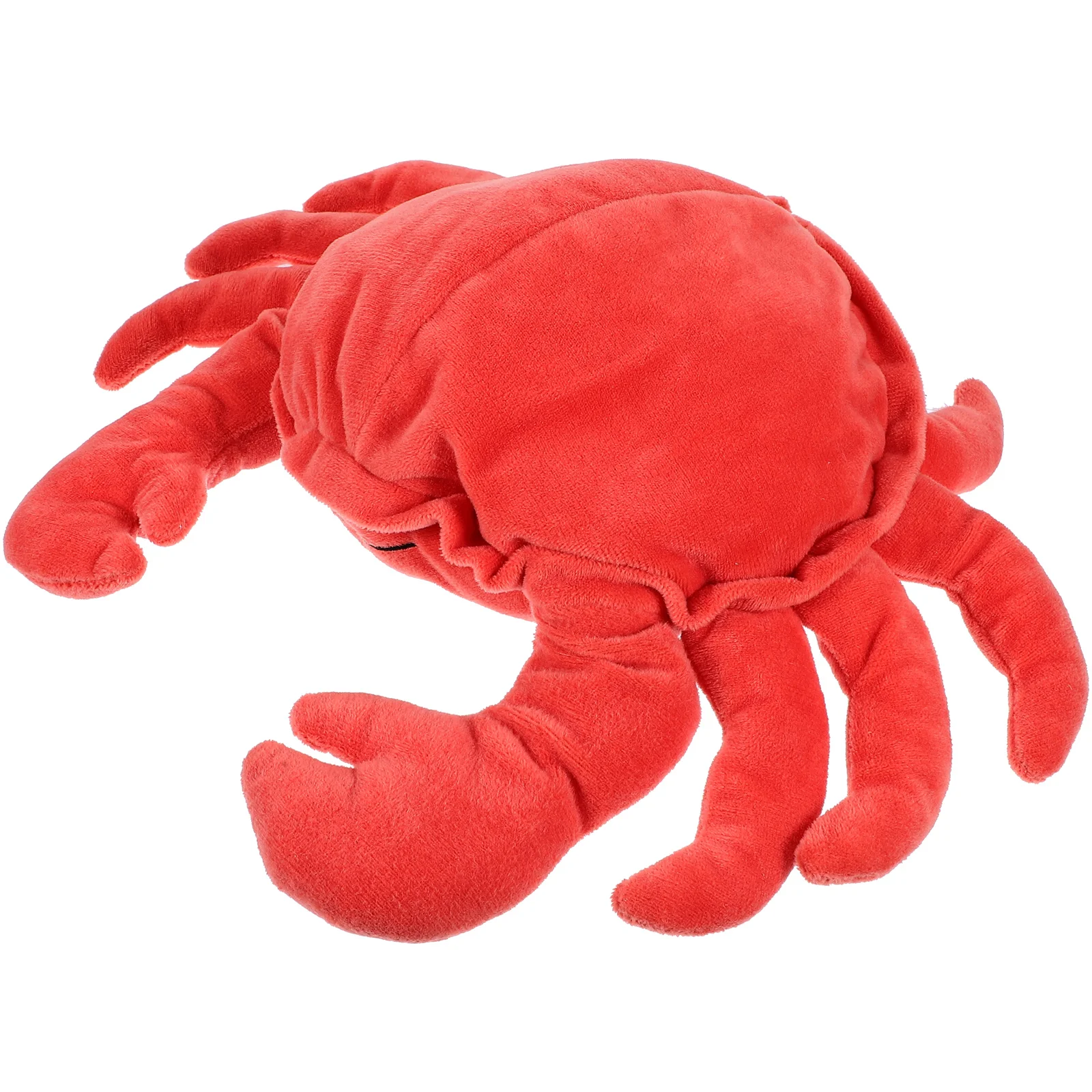 

Crab Puppet Sea Animal Toys Stuffed Hand Puppets Cotton Decorative Animals Parent-child for Adults Cartoon