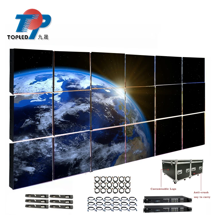 TOPLED Outdoor Led VideoWall Display P2.6 P2.9 P3.9  Led Rental Display Screen Panel Exterior Interior Panels for Events Stages