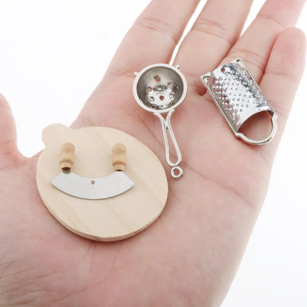 1/12 poppenhuis miniatuur keukengerei speelset kindereetkamer