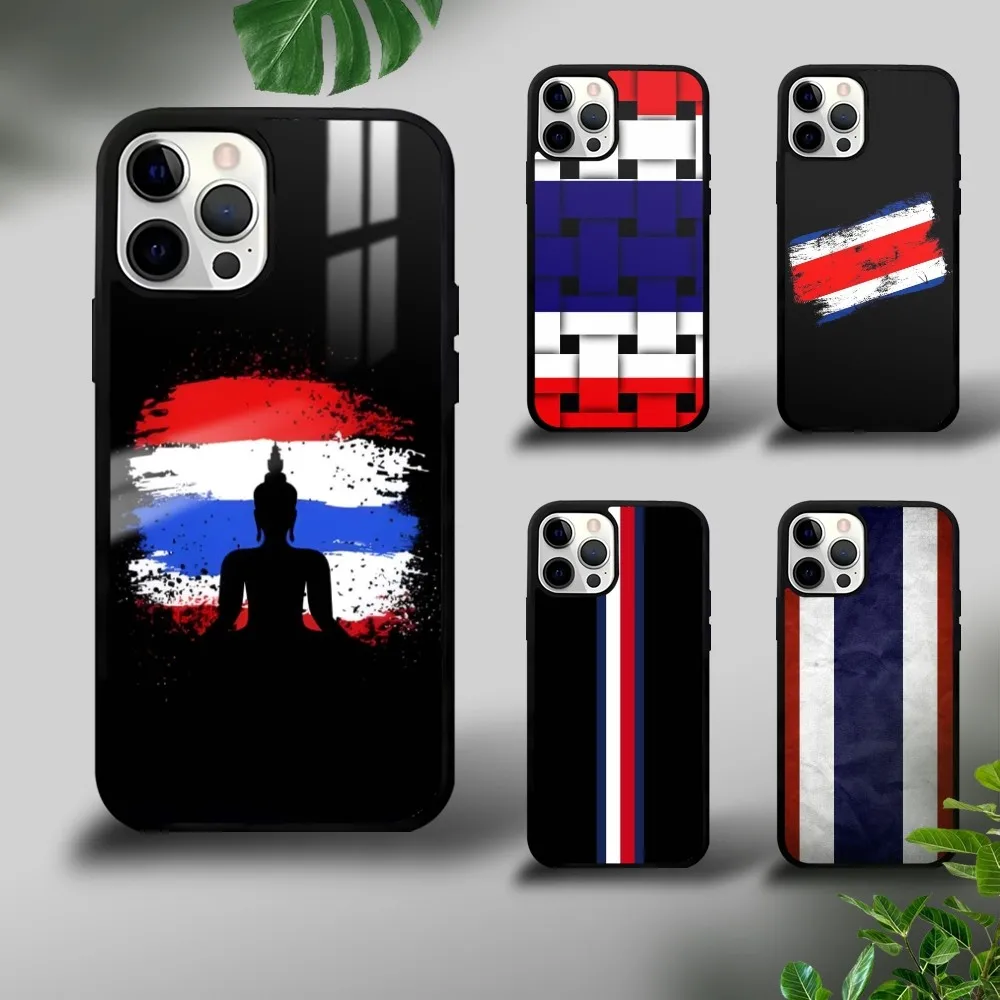 

T-Thailand flag Phone Case For iPhone 16 15 14 13 12 11 Pro Xs Max Mini Plus Celulares Hard Funda