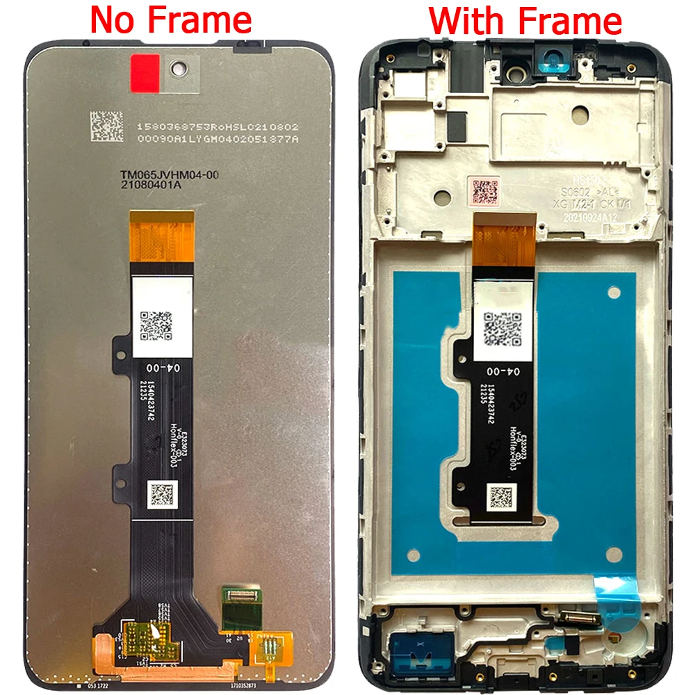 For Motorola E40 LCD Display Touch Screen With Frame 6.5