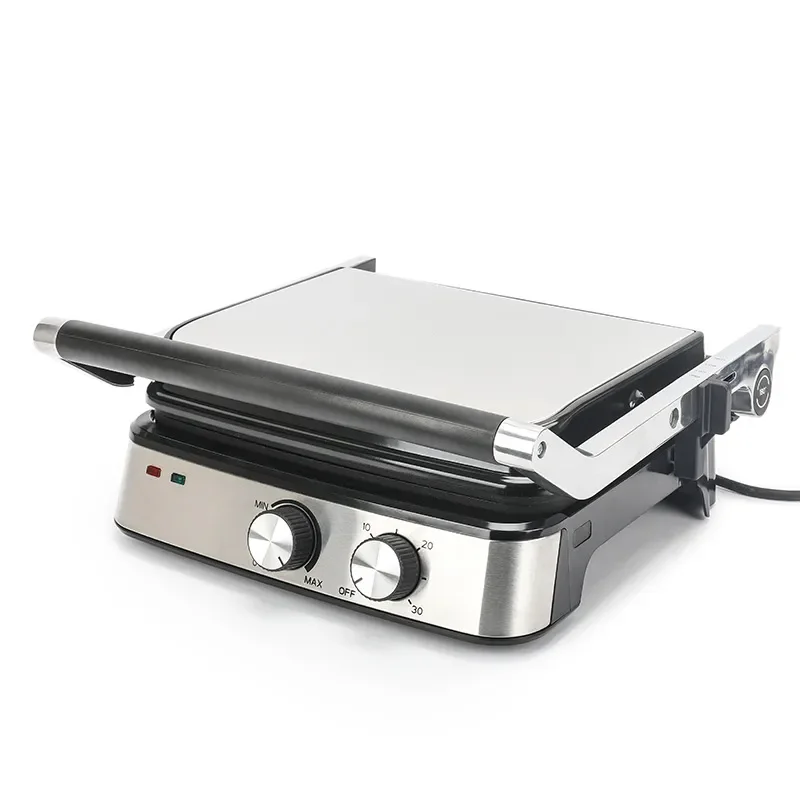 Electric Grill Pan Household Smokeless BBQ Tray Low Fat Cooking Plate for Sausage Hamburger Steak Noodles Breakfast Machine