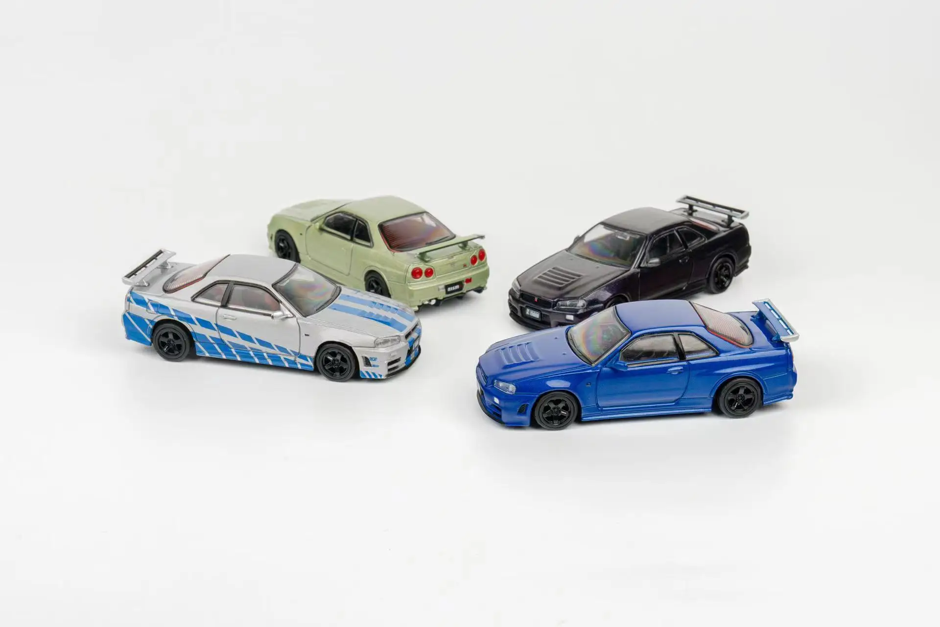 ** Pré-commande ** TOPART & DCT 1:64 Z-TUNE diversifier vert bleu bleu bleu argent limité Diecast modèle de voiture