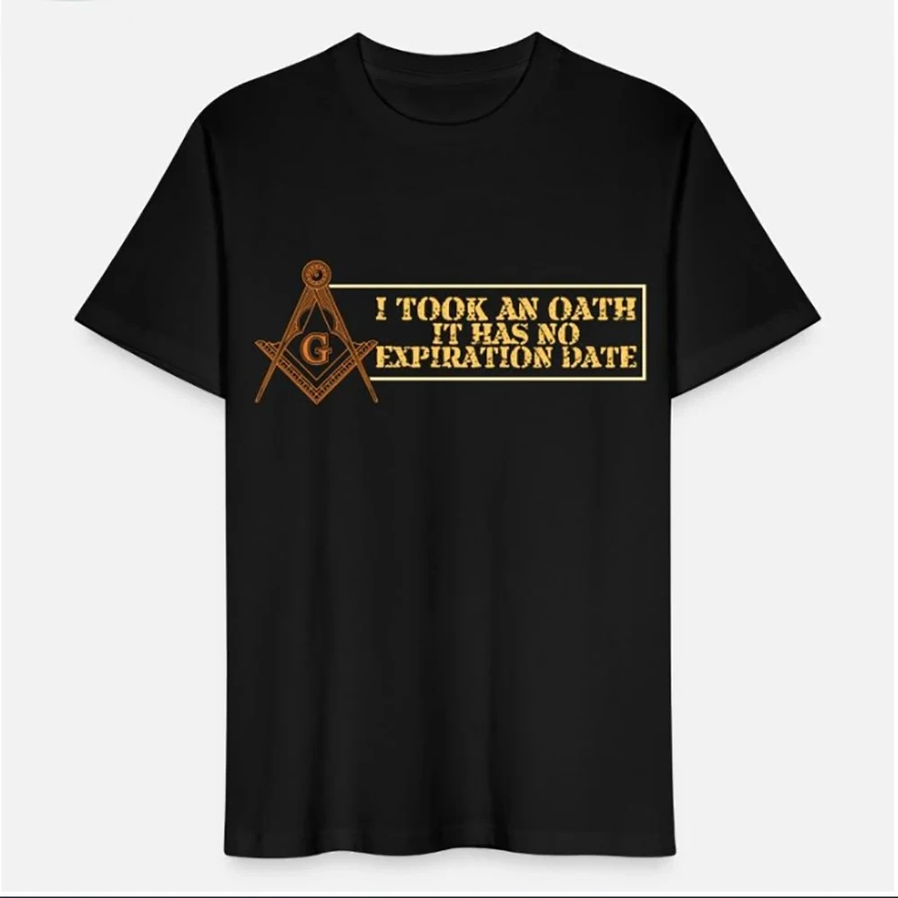 

Masonic Square & Compasses Symbol Freemason Prince Hall T-Shirt 100% Cotton O-Neck Short Sleeve Summer Casual Mens T-shirt