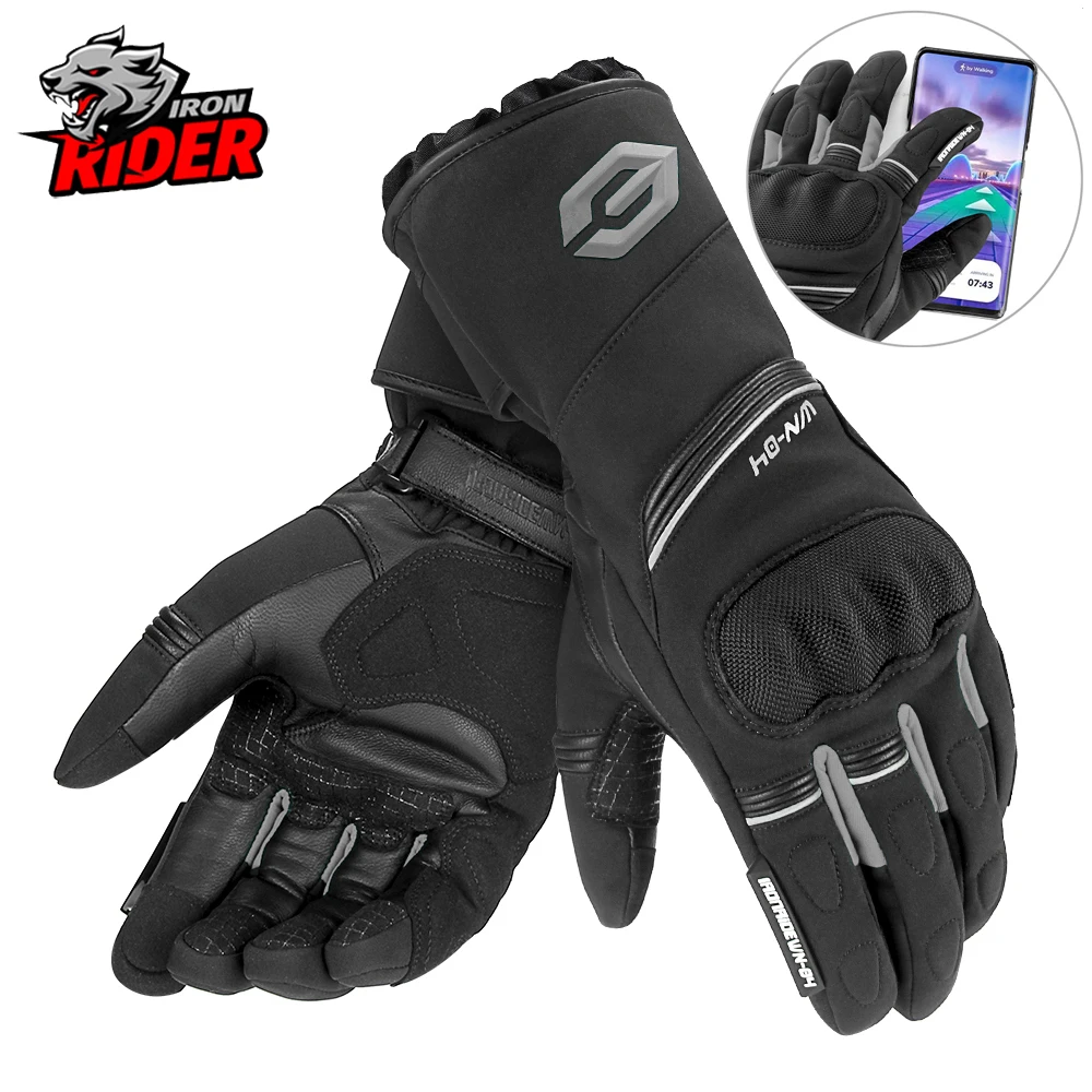 

Motorcycle Gloves Winter Windproof Warm Motorbike Protective Gloves Waterproof Outdoor Motocross Touch Screen Riding Glove M-2XL