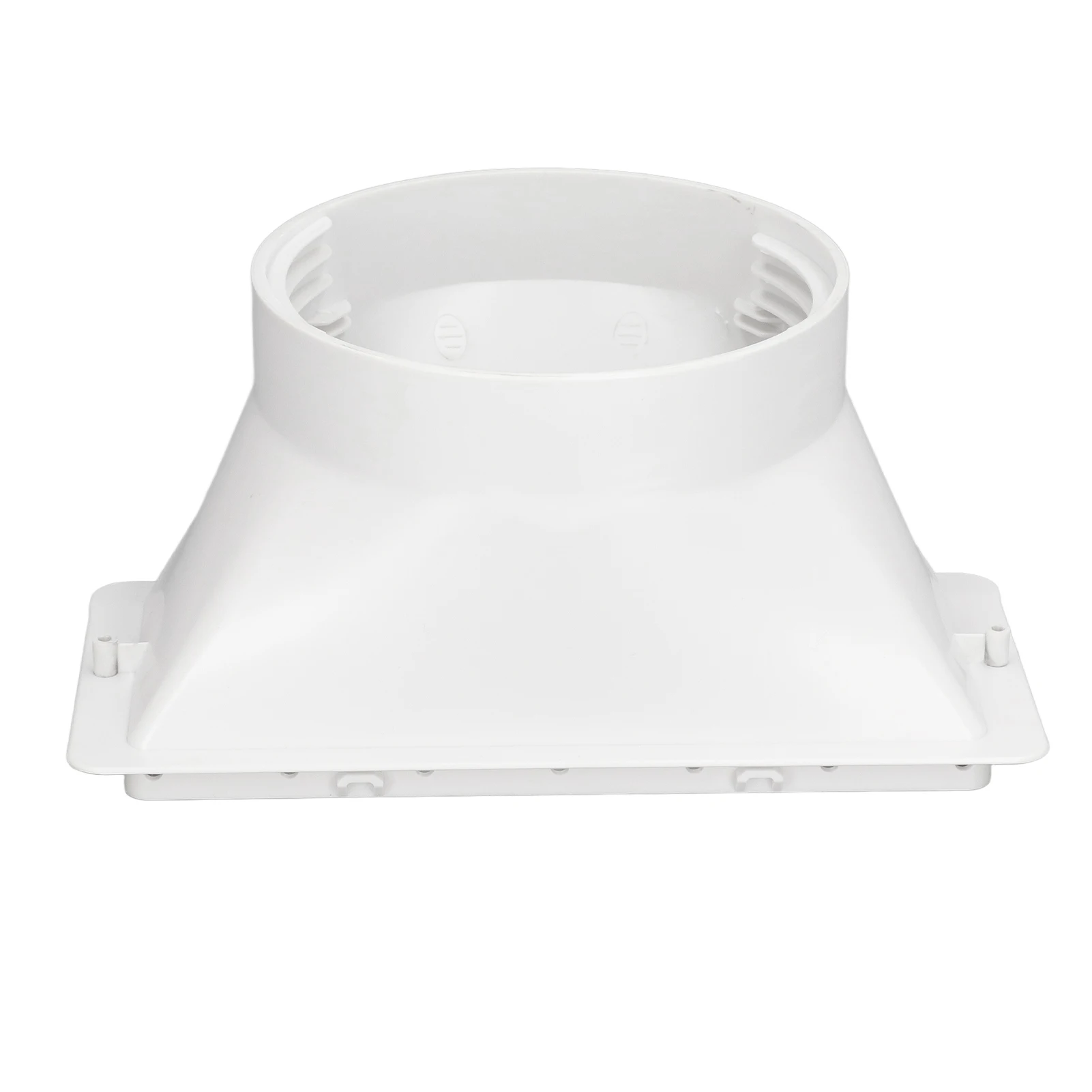 AC-slangkoppeling, verbindingsfunctie, draagbare AC-slangkoppeling, 130 mm, ABS-materiaal, rechthoekige aansluiting, wit, voor thuisgebruik