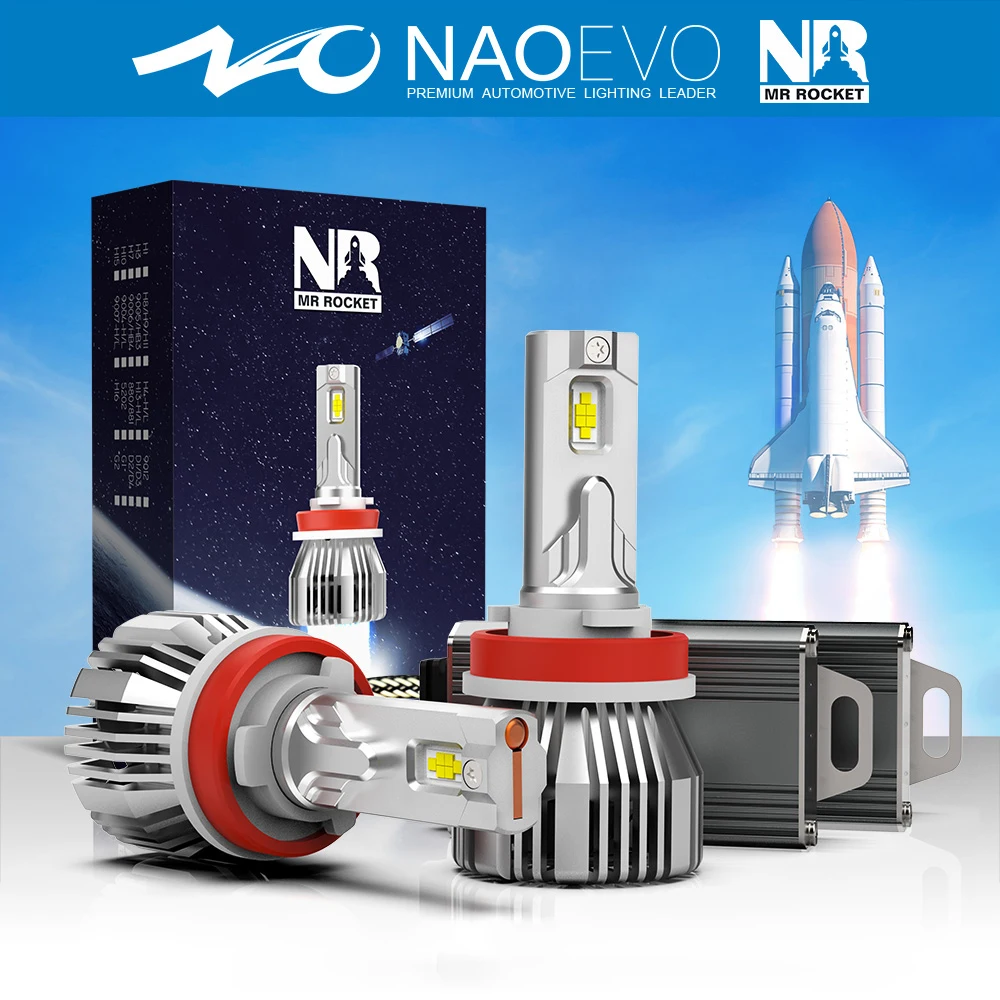 

NAO H11 Led 13200LM 110W H4 H7 HB4 HB3 9005 9006 Лампа Canbus Автомобильные фары Авто Turbo Светодиодные противотуманные фары 12 В 6000 К Мотолампа