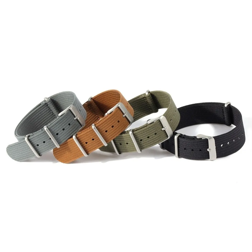 14/16/18/20/22mm NATO Watch Band Vintage Bracelet NATO Strap Wristband Watch Accessories Quick Release Nylon Watchband