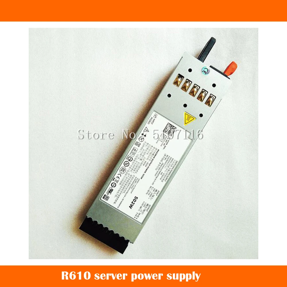 

Original For DELL R610 502W Server Power Supply C502A-S0 MU791 XTGFW C472K