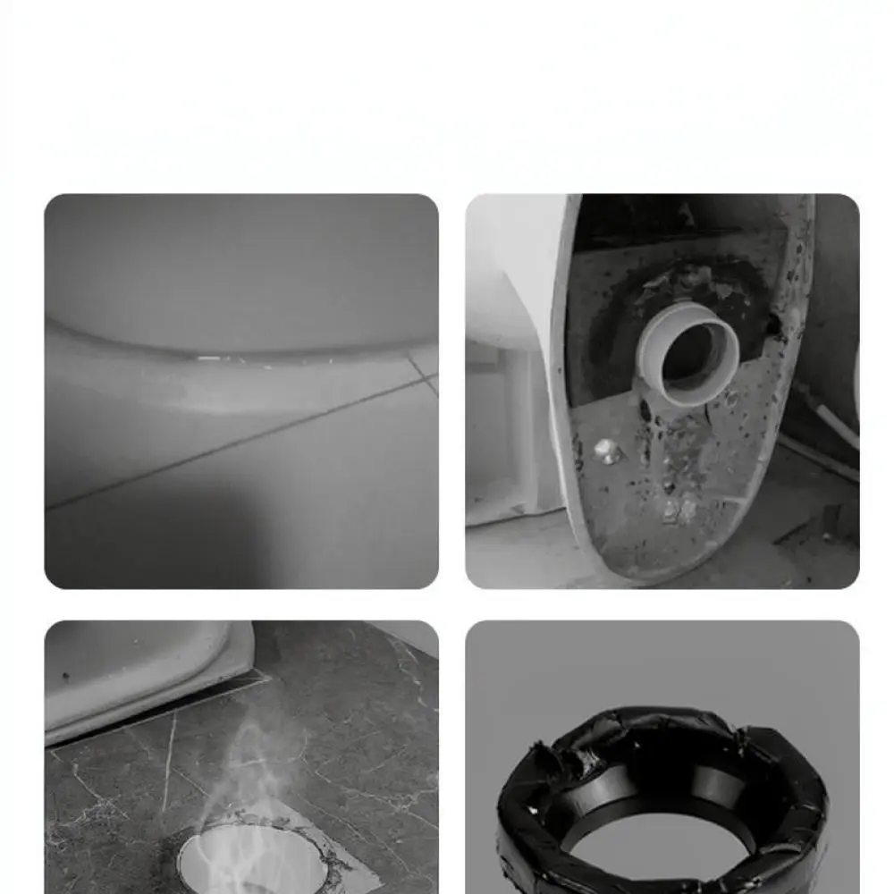 Toilet Flange Gasket Anti Odor Seal Ring For Bathroom Sewer Pipeline Thickened Accessory For Smart Standard Commode
