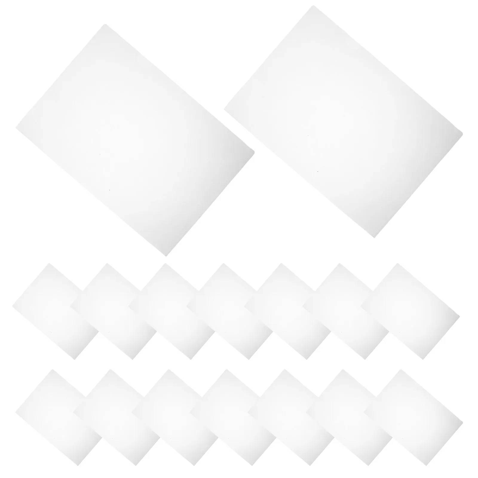 24pcs Transparent A4 Plastic File Folders with L-Shaped Pockets for Office Document Storage