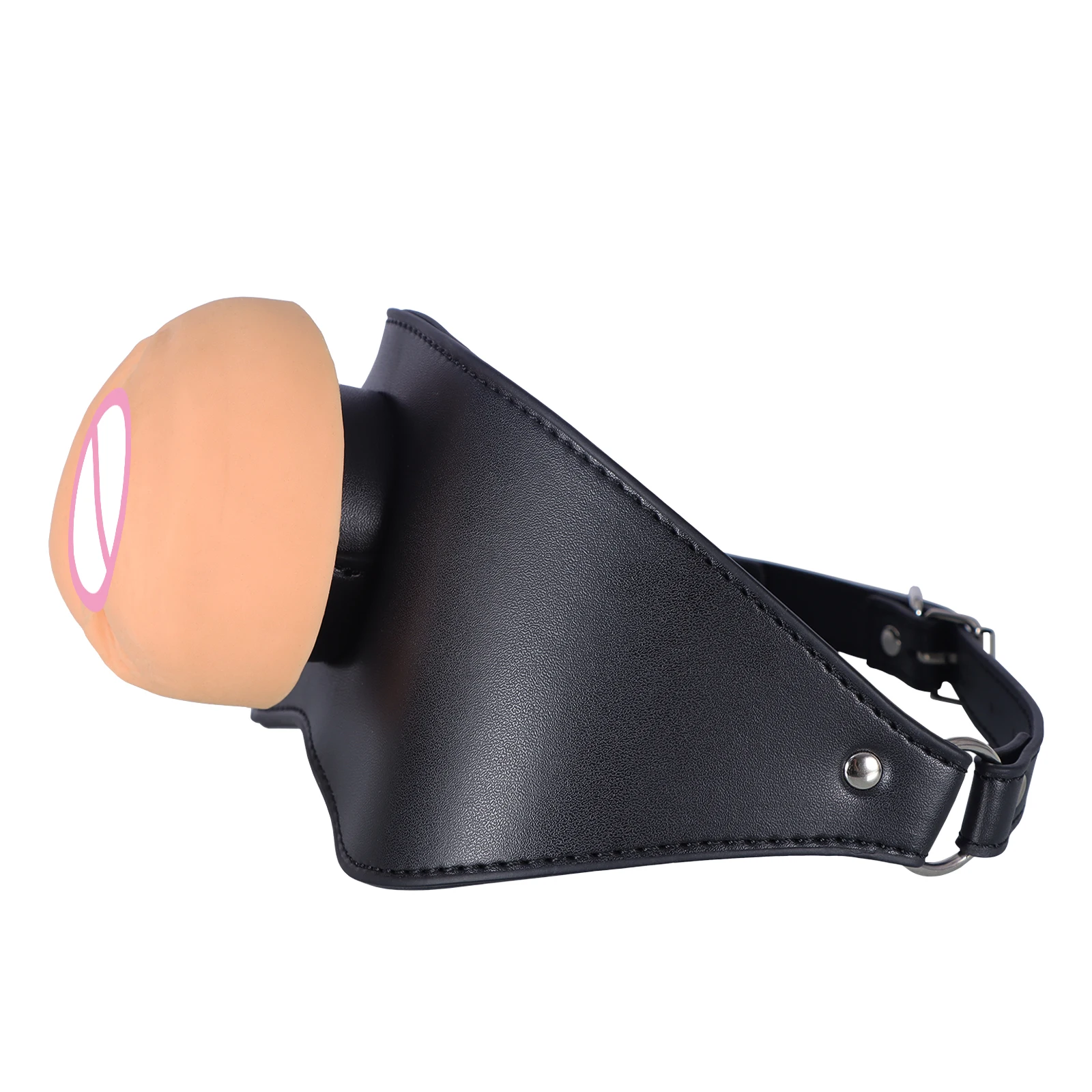 Adult Masturbator Silicone Bondage Open Mouth Gag Sex Toys For Masturbators Pocket Pussy Realistic Vagina Blowjob Masturbation view 4