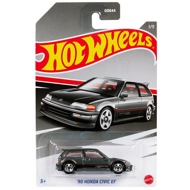 Original Hot Wheels Modern Classic Japanese Series Honda Civic Sport Car Kids Toys for Children 1/64 Diecast Color Printing Gift