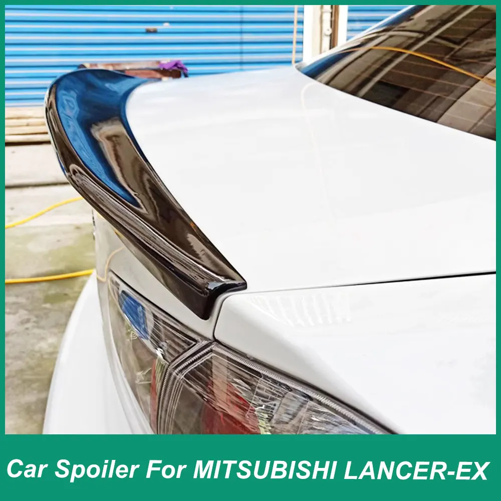 

For Mitsubishi Wing God 2010-2016 Rear Luggage Lid Spoiler American Version Tail Wing Exterior Modification ABS Plastic Black