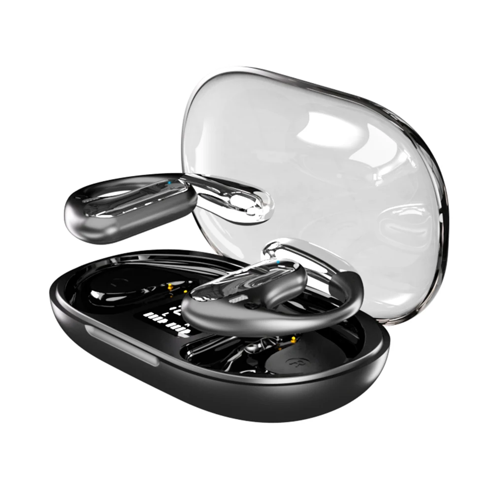 

Наушники-переводчики с ИИ на 144 языка, Bluetooth 5.3, стерео, с креплением на ухо, спортивные, с шумоподавлением