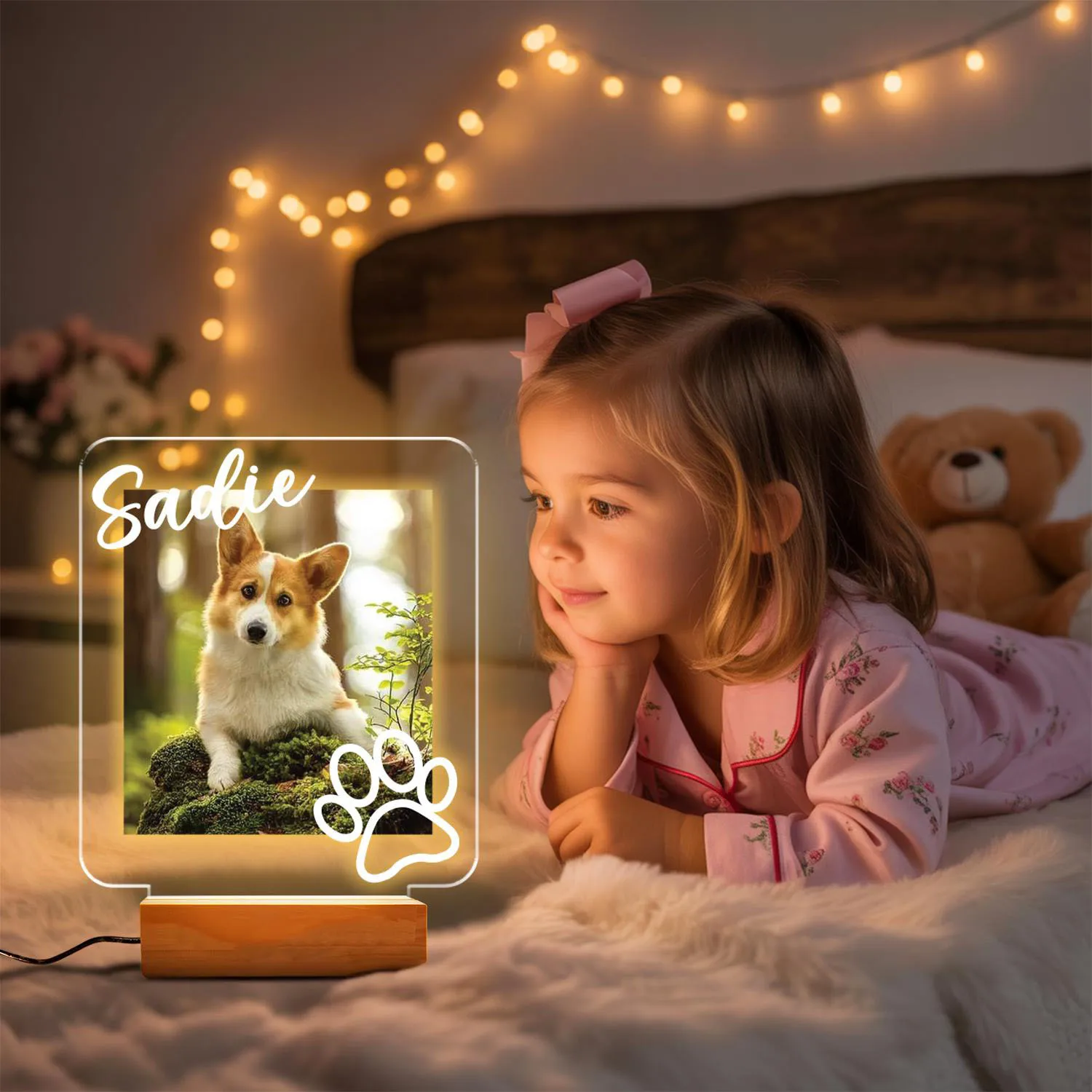 إطار صورة مخصص للحيوانات الأليفة، إطار مخصص متعدد الصور، هدية مثالية لأصحاب الكلاب للاحتفال بحياة الحيوانات الأليفة وتزيين المنزل