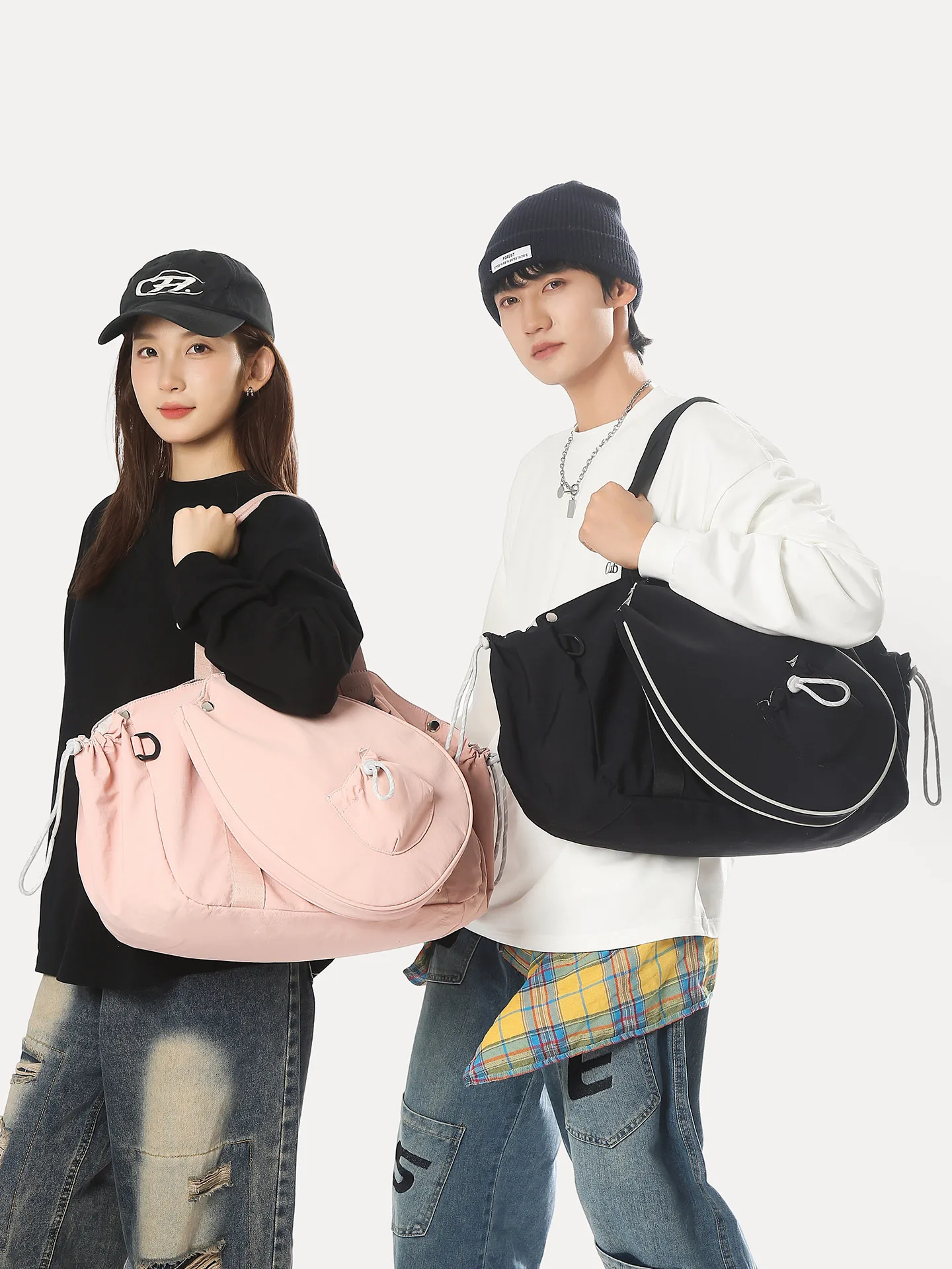 bolso-de-hombro-unisex-para-viajes-deportes-al-aire-libre-bolso-de-mano-de-color-puro-bolso-de-viaje-corto-para-mujer-bol