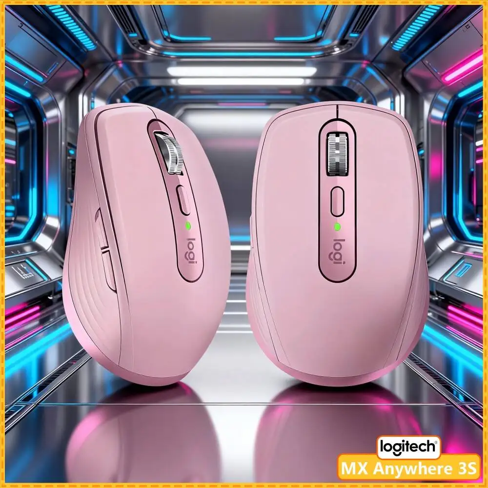 Productivity MX Anywhere 3S - 8000 DPI, MagSpeed Scroll, 3-Device Connect, Perfect for Tea Product Presentation & Office