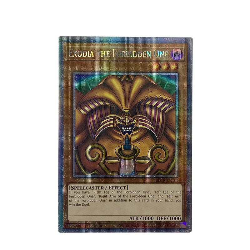 Yu-Gi-Oh! Collection DIY Proxy Cards Exodia the Forbidden One English DIY Toys Hobbies Full Set English Non-Original PlayingGift