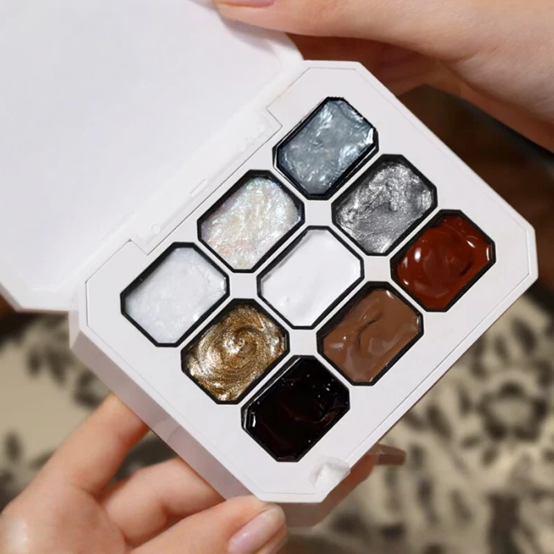 

Многофункциональный твердый лак для ногтей с 9 сетками, платиновый гель-лак для скульптурирования с градиентными и эффектами омбре, подходит для маникюрных работ