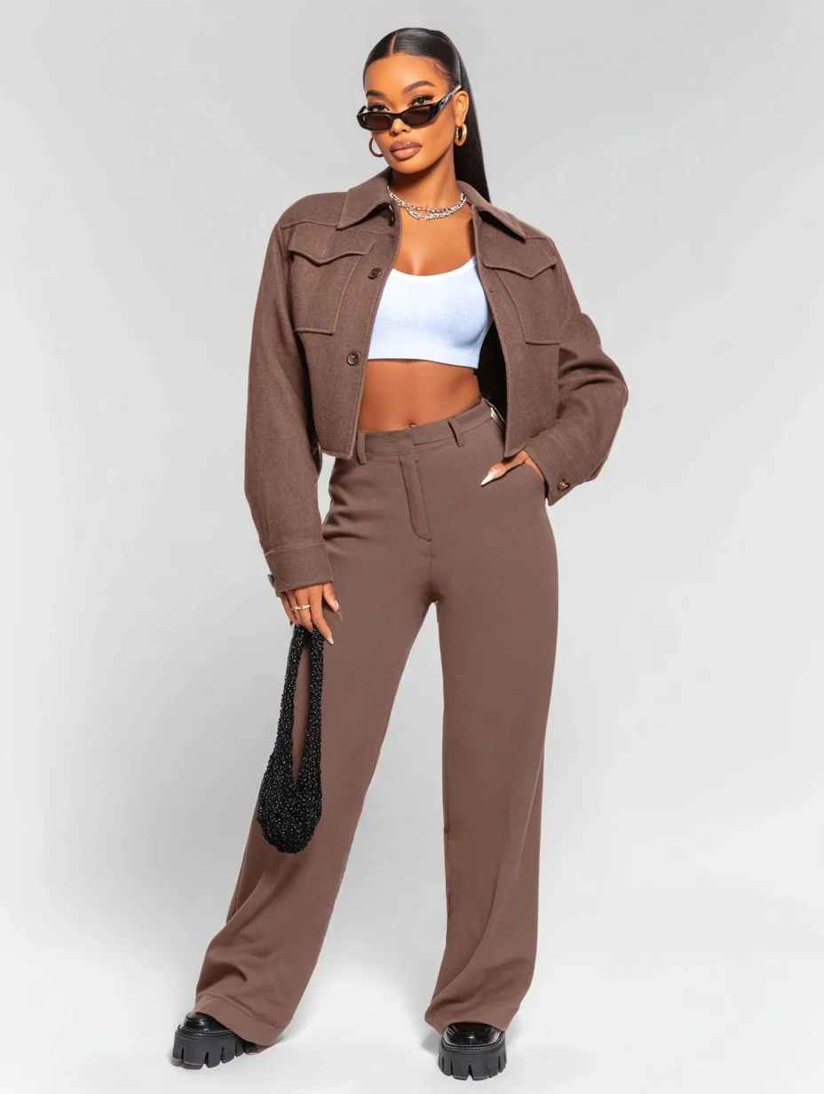 

Mia Muse Women's Lightweight Jackets Autumn Winter Fashion 2025 Stylish Plain Long Sleeve Lapel Maxi Casual Lightweight Jackets
