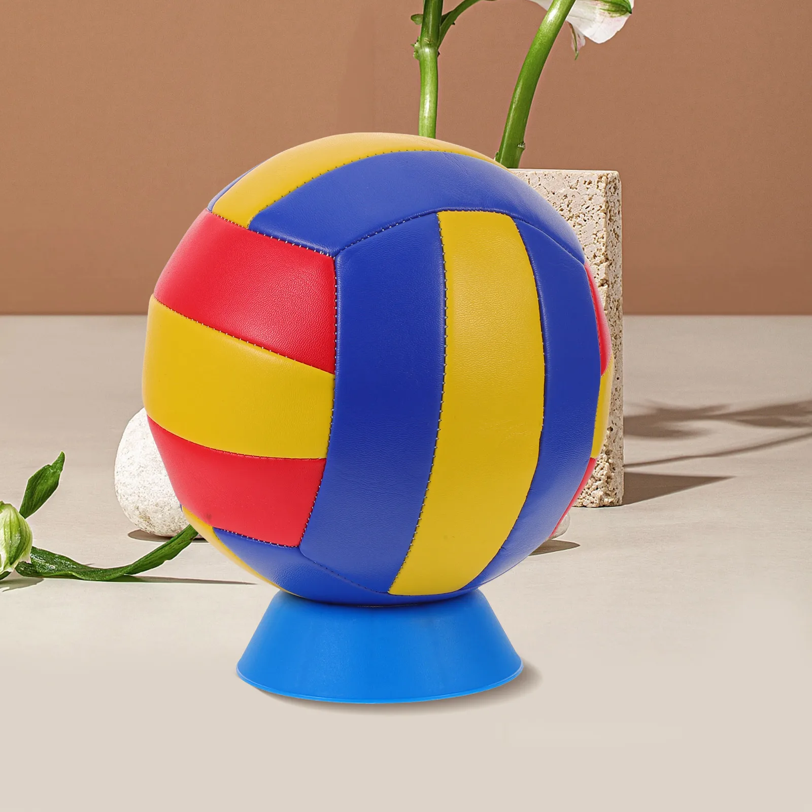 5 قطع من حامل عرض المجال البلاستيكي حامل كروي ثابت لكرة السلة وكرة القدم والكرة الطائرة وتذكارات رياضية