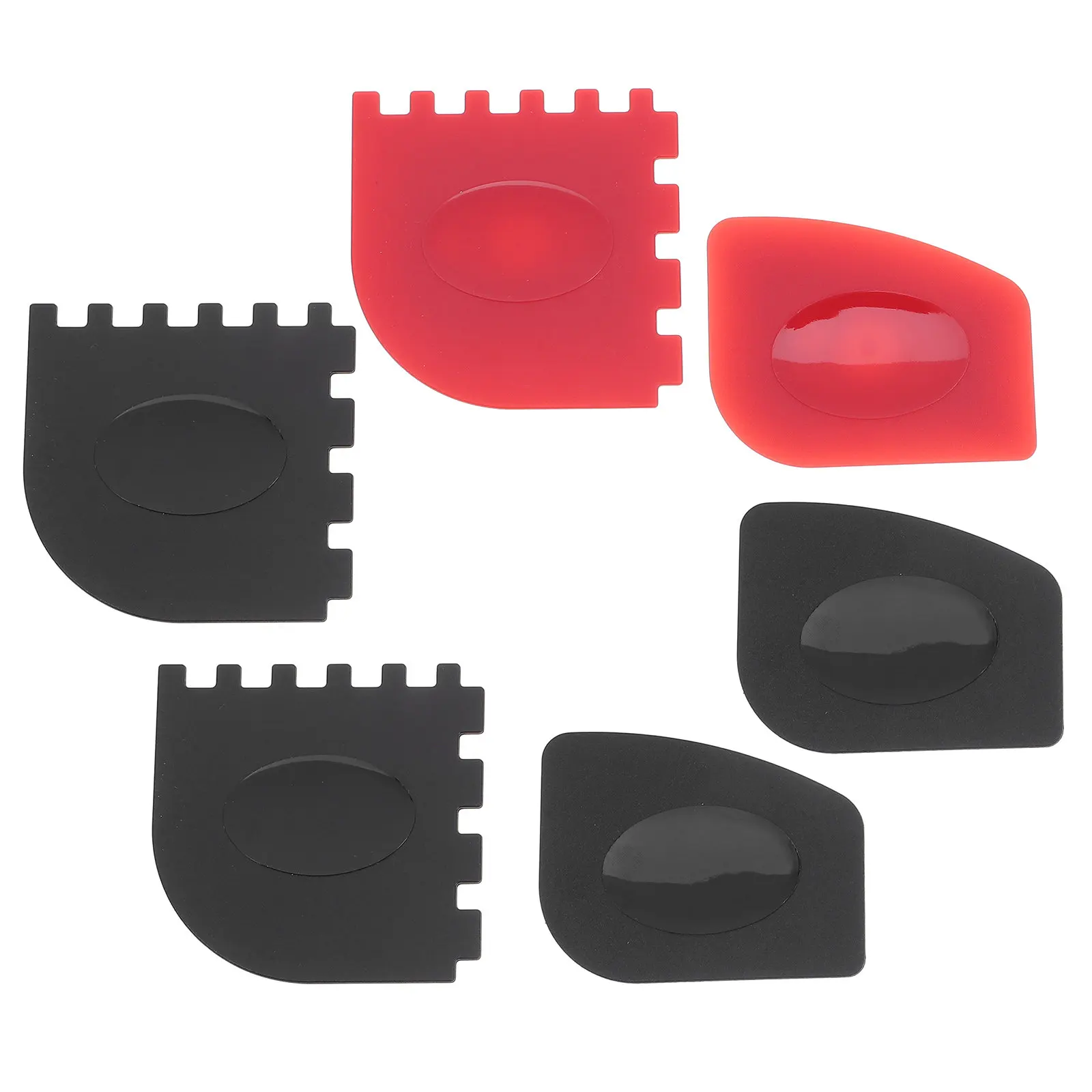 6pcs Cast Iron Pot Scraper Reusable Grill Pan Cleaning Tool Heat Resistant 200℃ Pc Kitchen Scraper Baking Dough Tools