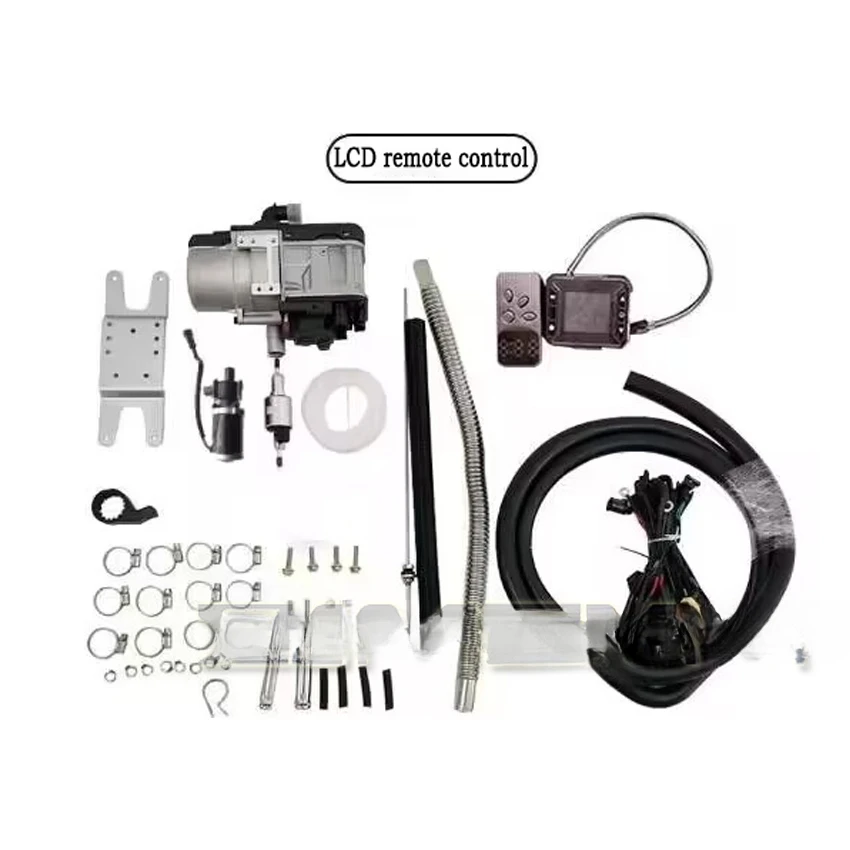 Universal Diesel Gasoline Dual Mode Air Heater Kit Diesel  Heater With Remote Control for Motor Trucks 12V 5KW