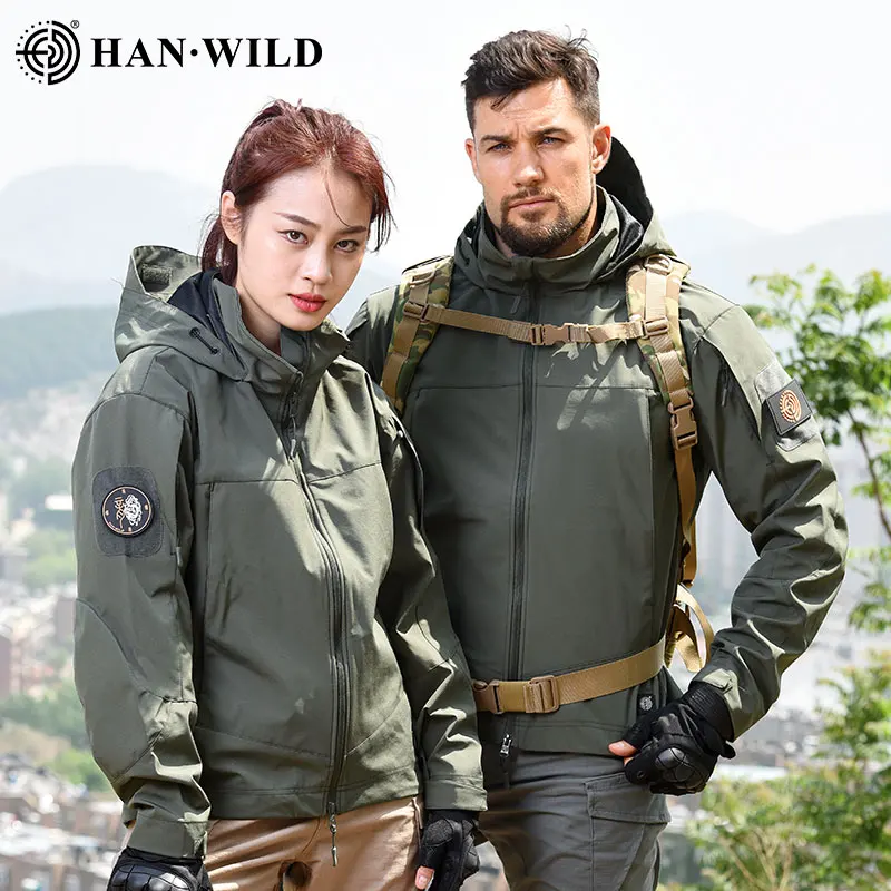 HAN WILD Chaqueta táctica militar impermeable transpirable hombre - imagen 4