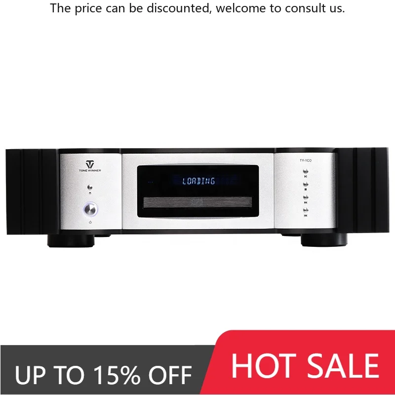 

Best Seller ToneWinner High End TY-1CD Hifi Fever Professional CD Player Home Laser Sing Player DAC Digital DSD Decoder