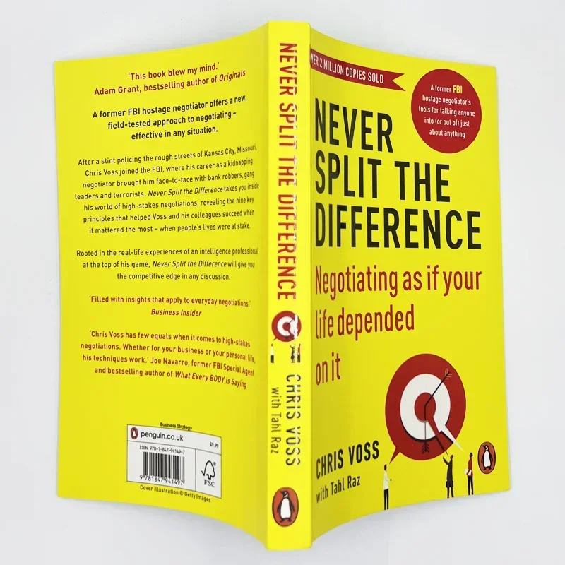 Par Chris Voss Cleaning in English for Adults, Never Split the Difference, NégDynations, Emotional Intelligence, New Listing