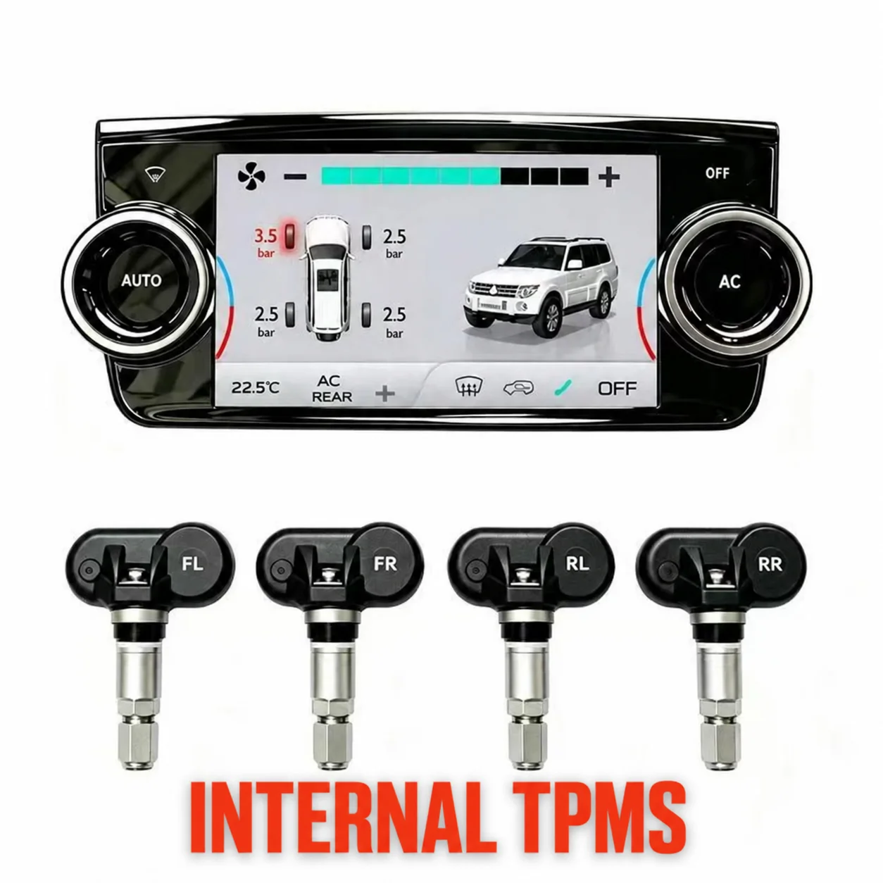 Digital LCD Touch Screen Air Condition Panel Auto Climate Controller Voice Control for Mitsubishi Pajero Stereo Climate Board