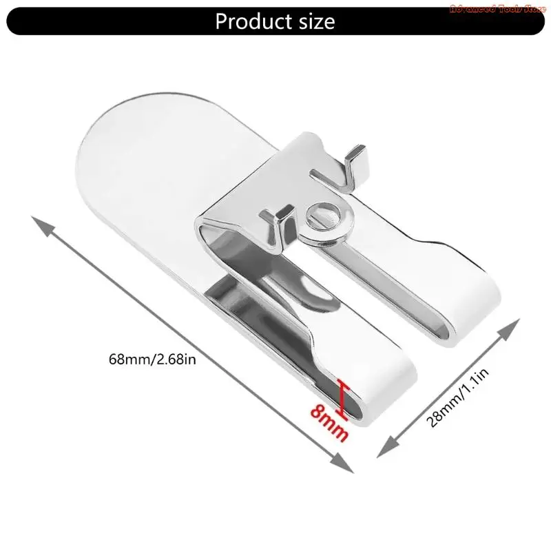 10Pcs Replacements Belt Hook Clips Functional Metal Hook for 18V Tool Handles W91B