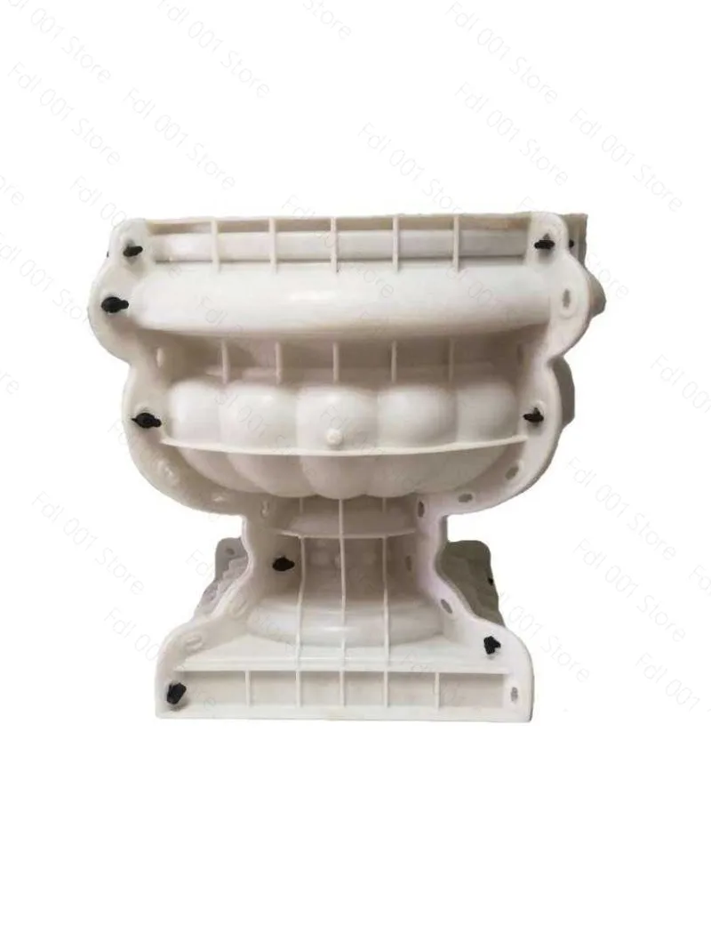 Rezone D50cm Garden cement  Plastic Precast Concrete Flower Pot Decorative Planter Molds for Sale