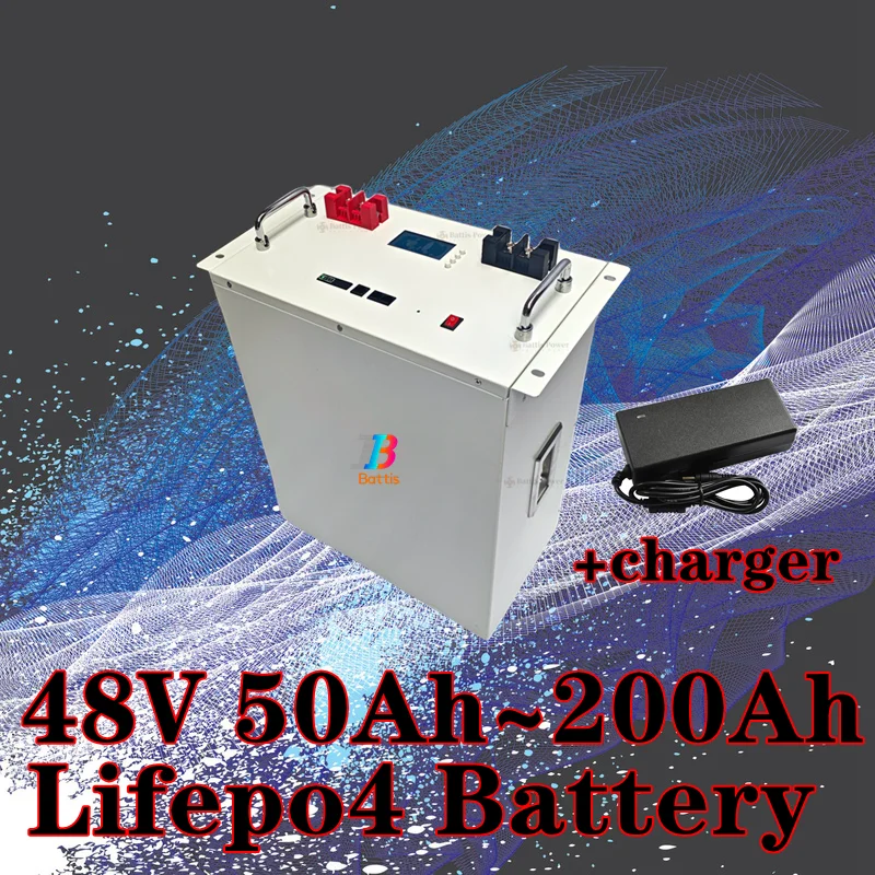 

Teswatts 48V 200Ah Lifepo4 50Ah 100Ah 120Ah 150Ah 180Ah Солнечная батарея системы 10KWh + зарядное устройство RS232