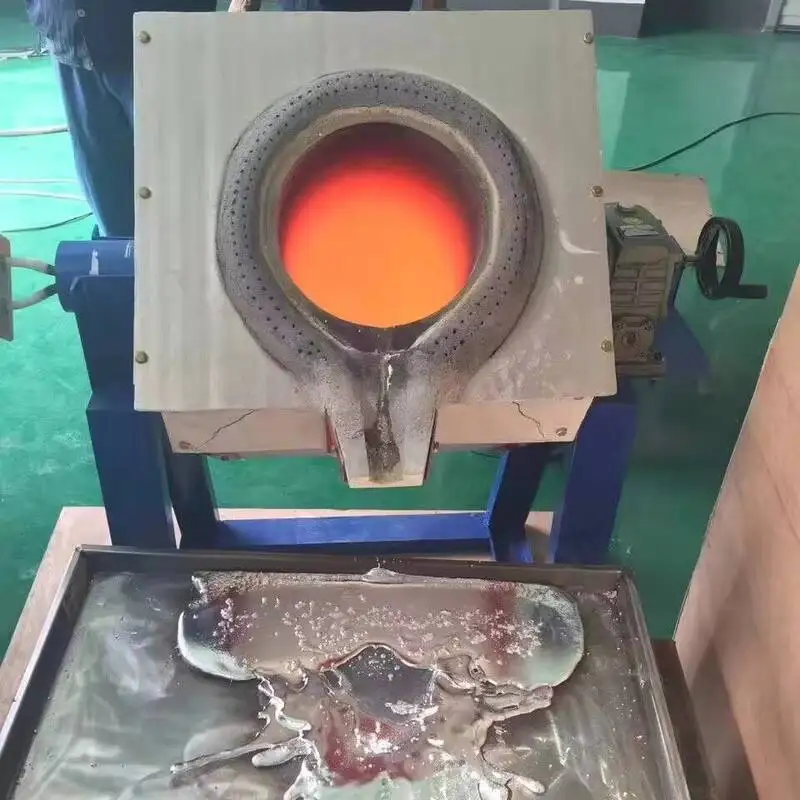 Machinery High Frequency 25kw Heating Induction Casting Machine For Platinum Welding Machine Quenching And Annealing Metal view 3