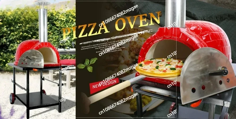 

Уличный керамический гриль для пиццы 26 дюймов для ресторанов, настольный, для использования на открытом воздухе