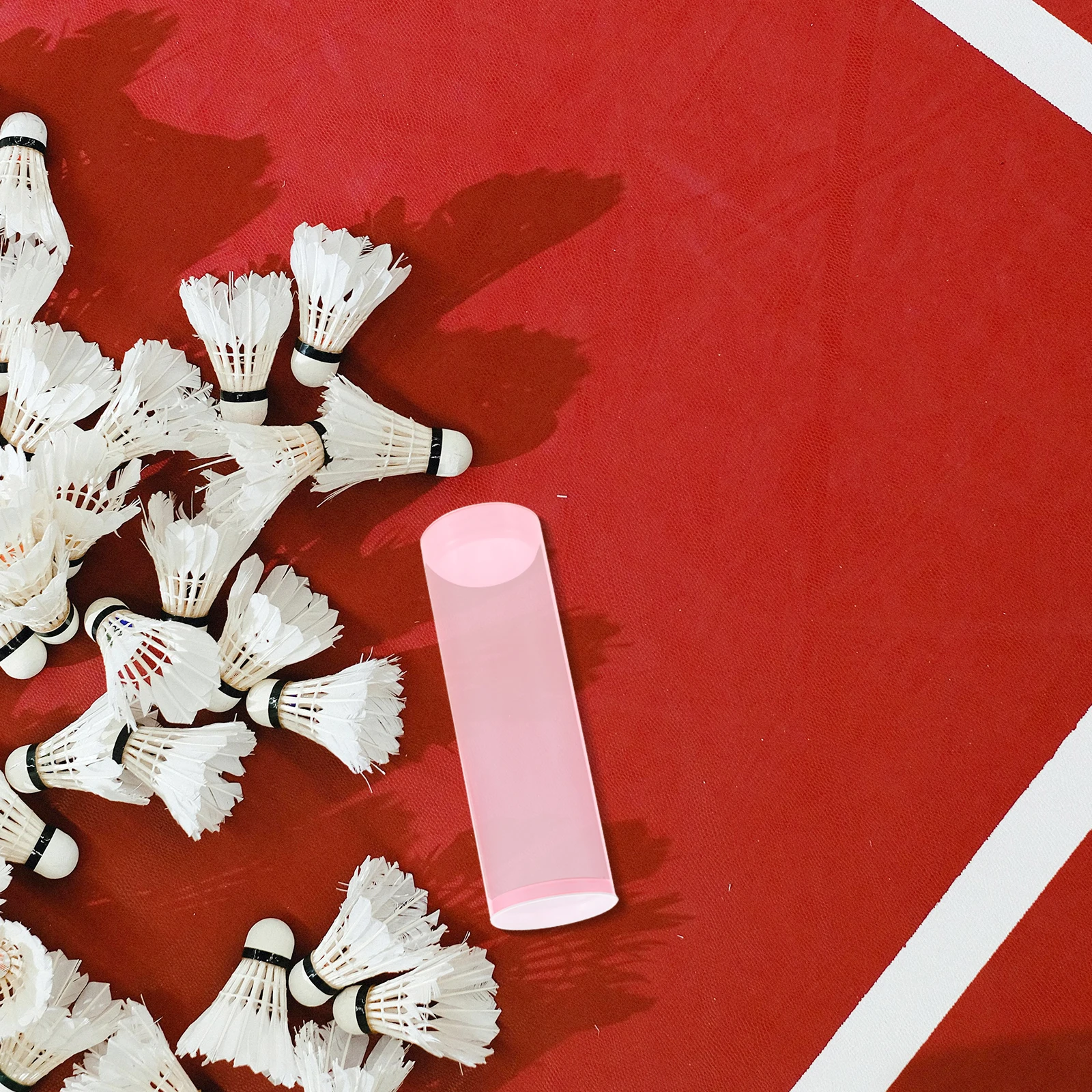 

Badminton Ball Storage Tube Clear Large Capacity Portable Shuttlecock Container Dustproof Moisture Resistant Durable