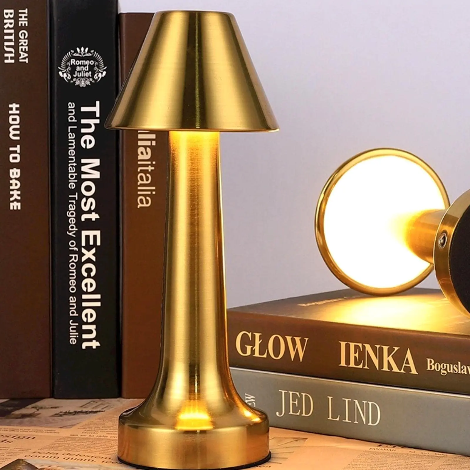 

Cordless Table Lamps Rechargeable Touch Sensor Desk Lamps Portable LED Night Light for Living Room Bedroom Office Restaurant Bar