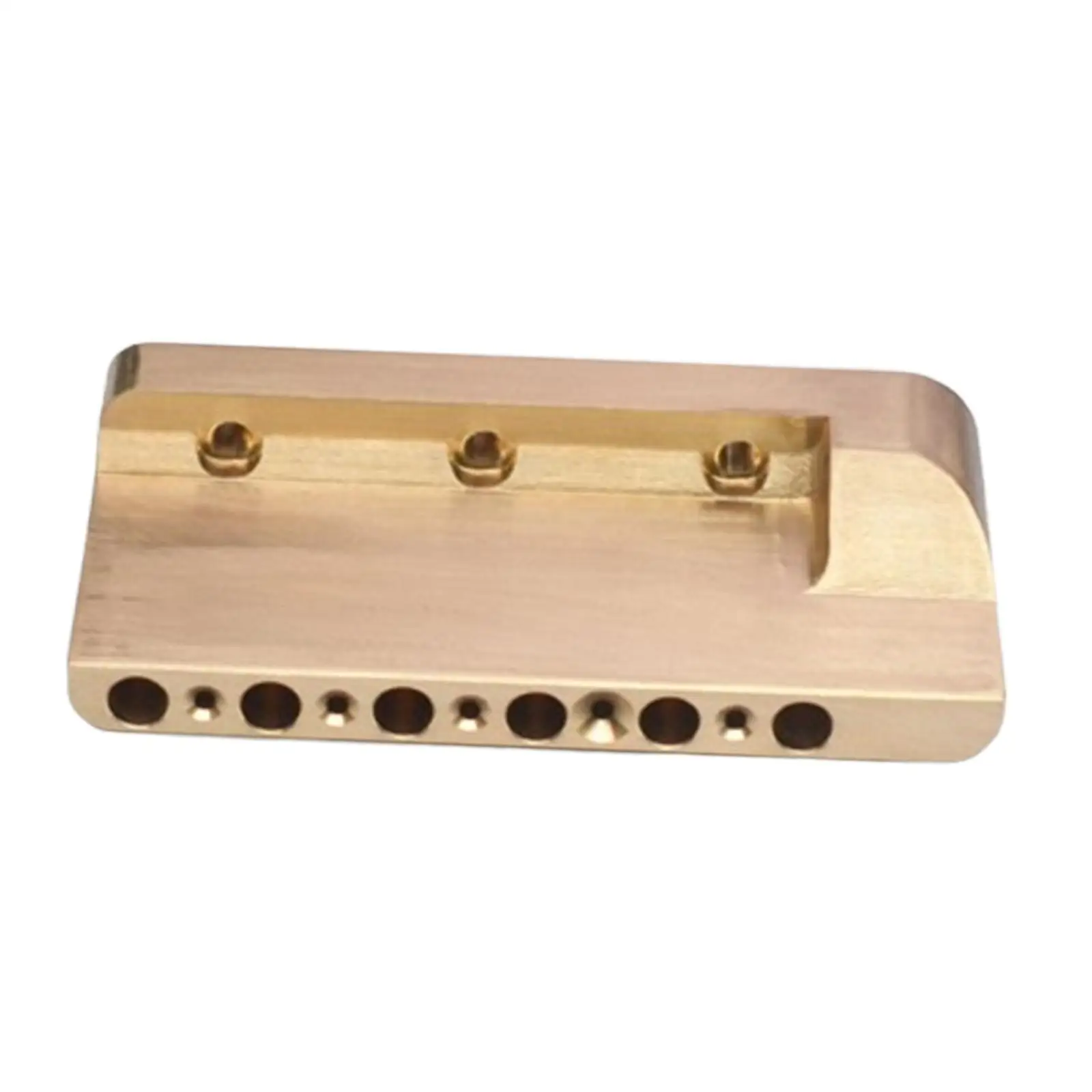 

Guitar Bridge Saddle Brass Tremolo Block Electric Guitar Tool Bridge for ST Electric Guitar Customization and Setup
