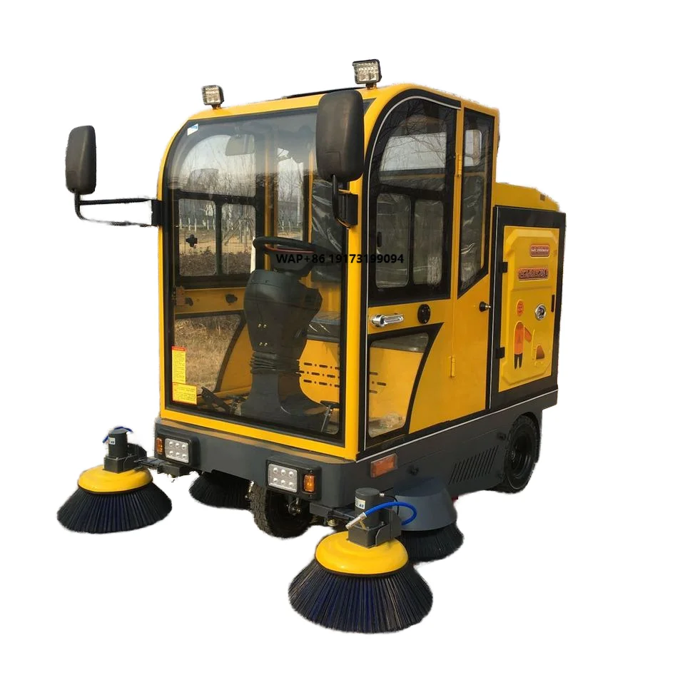 

Hot Sale Electric High-Pressure Cleaning and Fog Cannons Road Sweeper Cordless Electric Sweeper Industrial Floor Sweeper