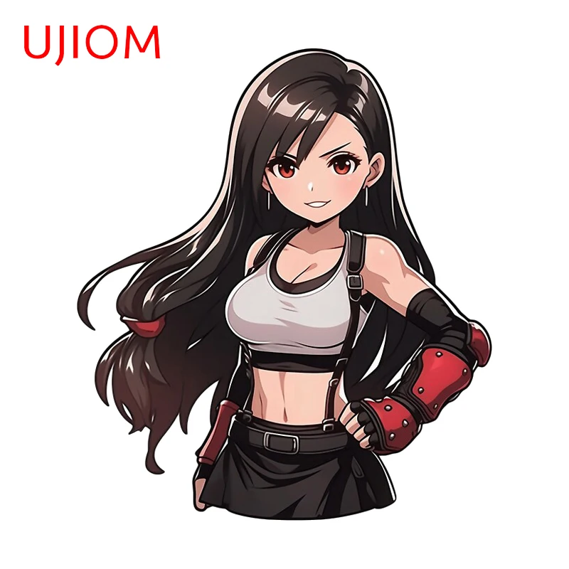 UJIOM Adorable Hot Selling Tifa Wall Sticker versatile Unique Enchanting Premium Decal Simulated Computer case wallpapers