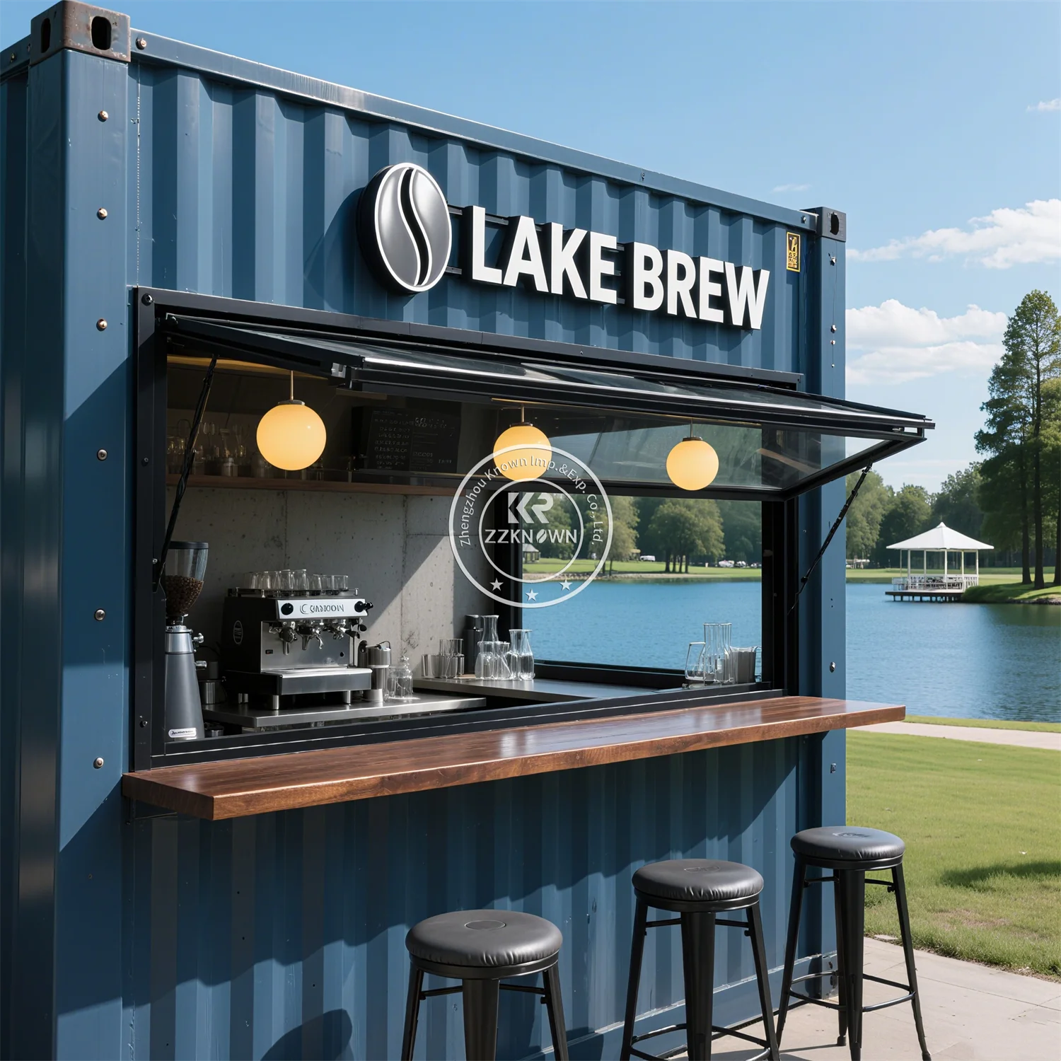 

Luxury 20ft 40ft Container Restaurant Bar Coffee Shop Street Luxury Container House Office Cabin Portable Food Kiosk For Sale