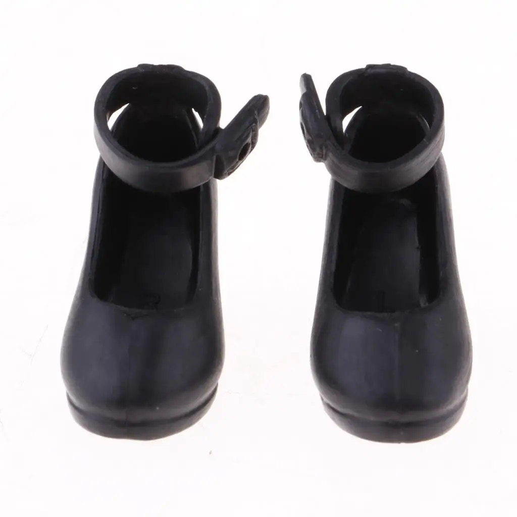 Doll Shoes 1/4 BJD Shoes for Blythe Licca Momoko Dolls High Heels Black