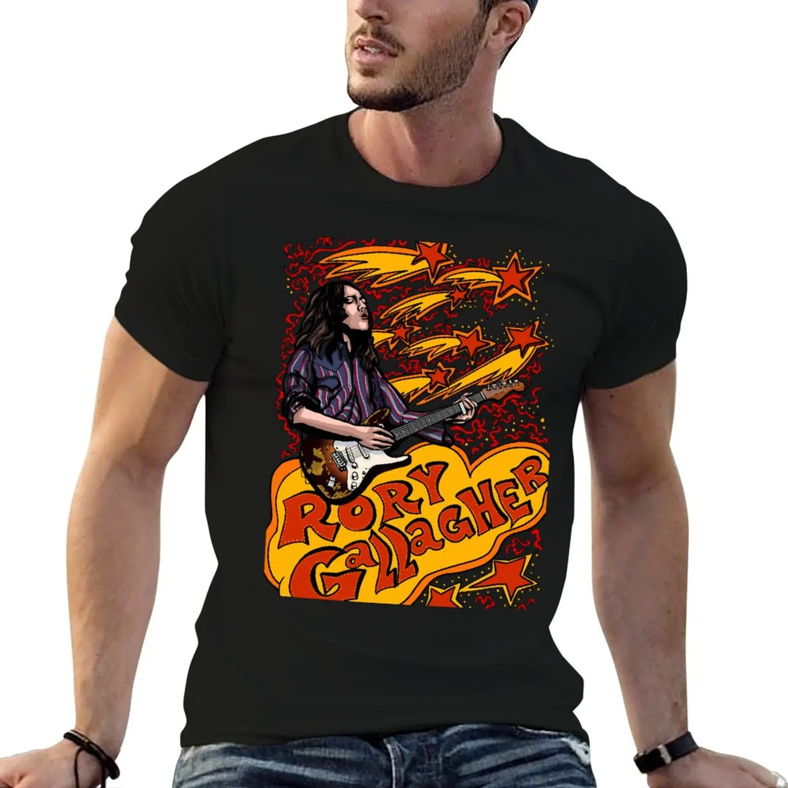 Rory Gallagher - Remember Best Musician Legend Guitarist blues T-Shirt Functional Casual Short Sleeve Tee