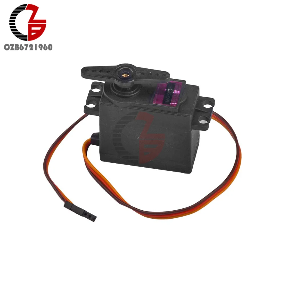 MG996R 12KG Servos Digital MG995 SG92R MG996 Servo Metal Copper Gear for RC Car RC Helicopter Boat Kit 180 Degrees 4.8V-6V