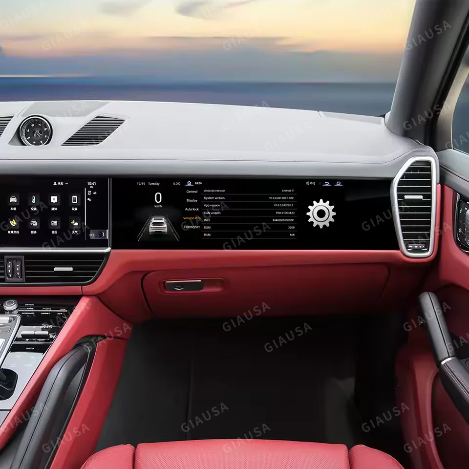 

Co pilot Android 13, автомобильный мультимедийный радиоэкран Carplay для Porsche Cayenne 2018-2023, GPS-стерео, головное устройство, GPS-навигация