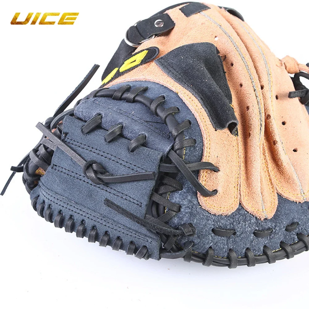 Professional Baseball Glove Leather Baseball Catcher Glove 12.5 Left Hand Practice Equipment Softball Training Catcher Gloves